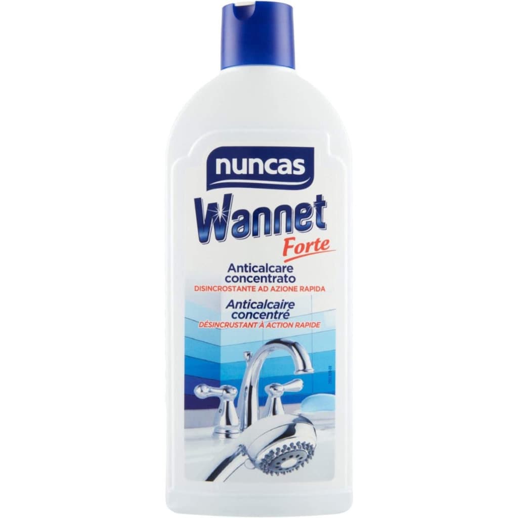 Nuncas Wannet Anticalcare Forte в опаковка, показваща предната страна с основна информация.