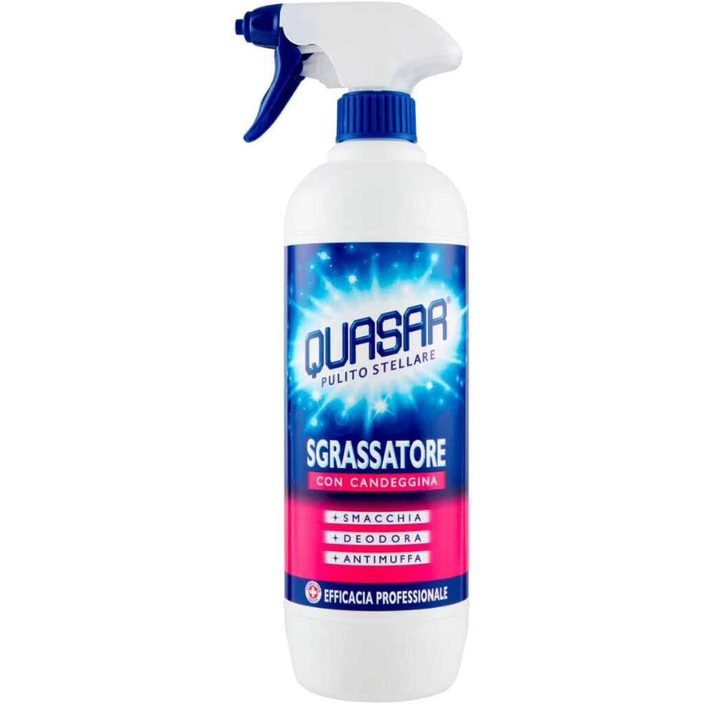 Опаковка на Quasar Candeggina Mousse (580ml).