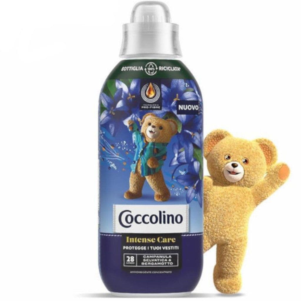 Опаковка на Coccolino Ammorbidente с аромат на бергамот.