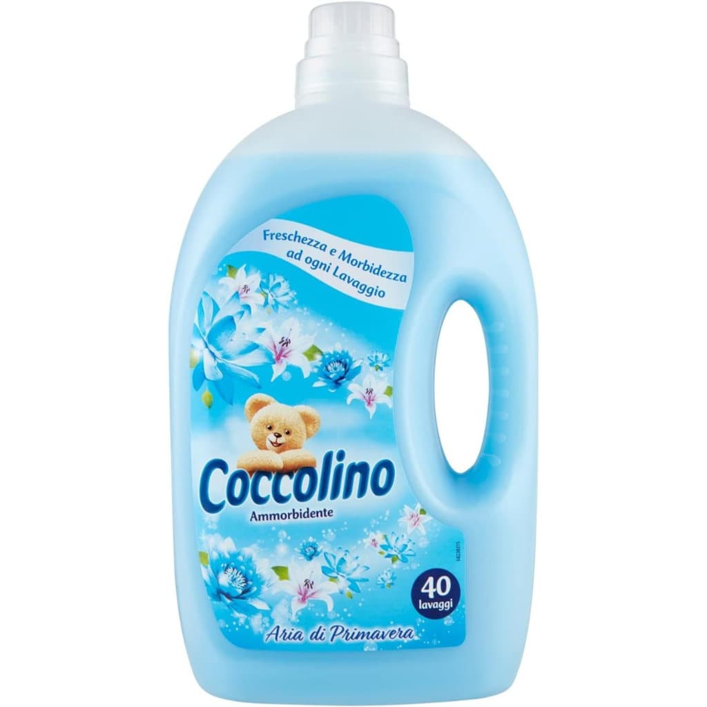 Coccolino Ammorbidente Diluito Aria di Primavera – 3 Литра – Преден изглед на бутилката с информация за продукта.