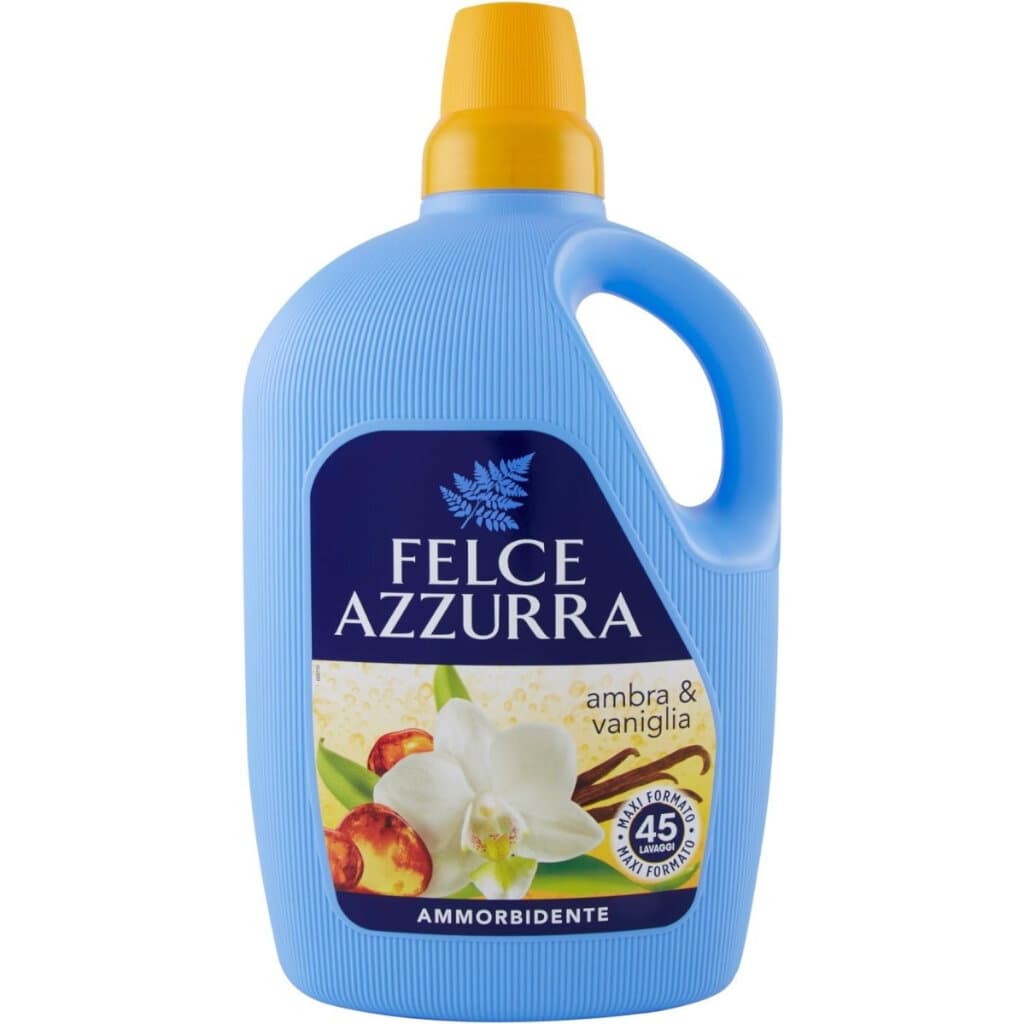 Felce Azzurra Омекотител за пране – Амбра и ванилия – 3 л – Преден изглед.