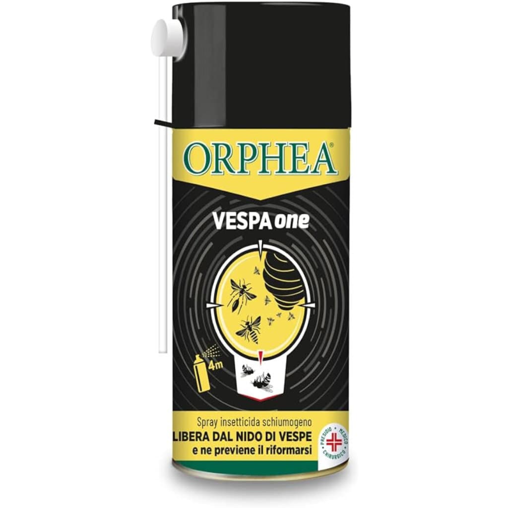 Опаковка на Orphea Wasp Spray с лого и информация.