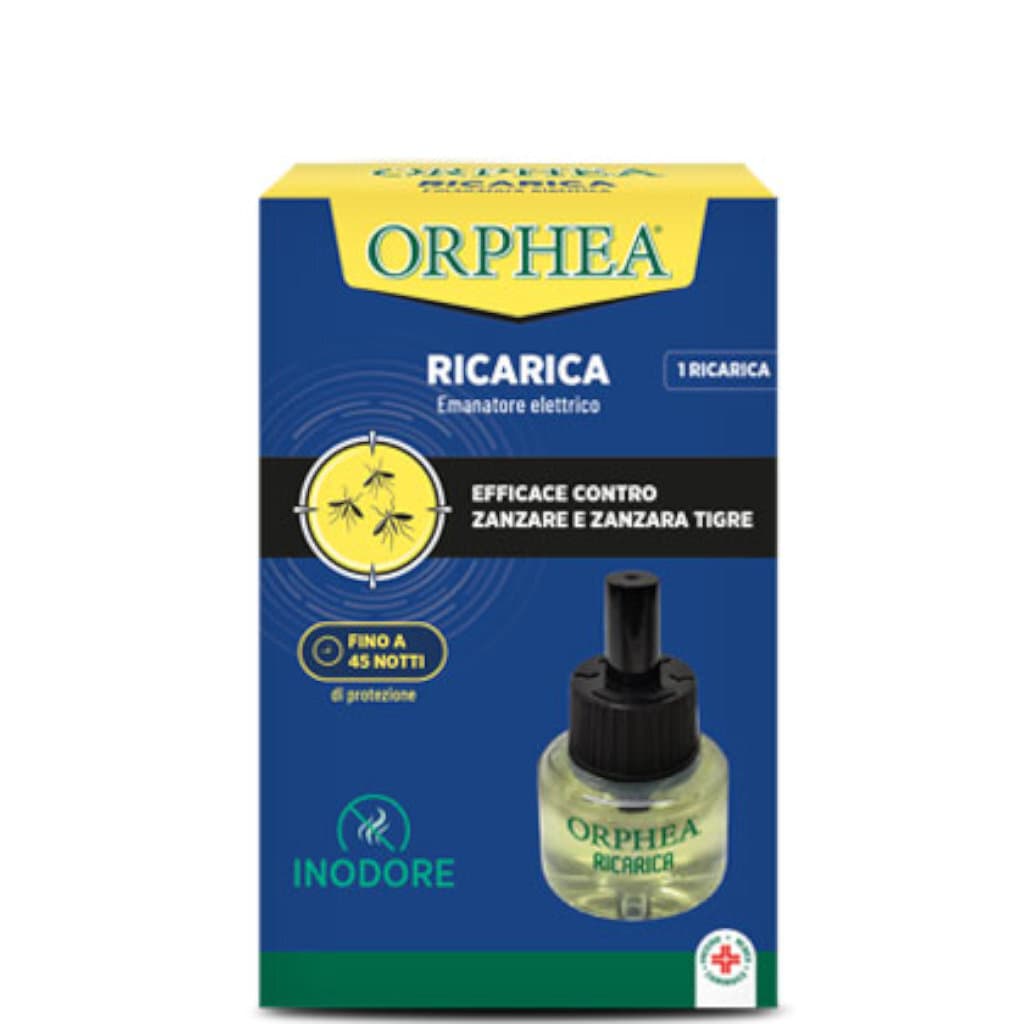 Опаковка на Orphea Liquid Electric Diffuser Refill с основна информация.