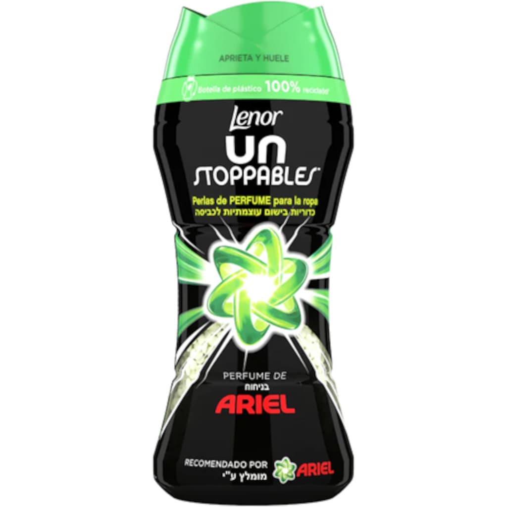 Lenor Unstoppables Scent of Ariel – ароматни перли 210 г – предна страна