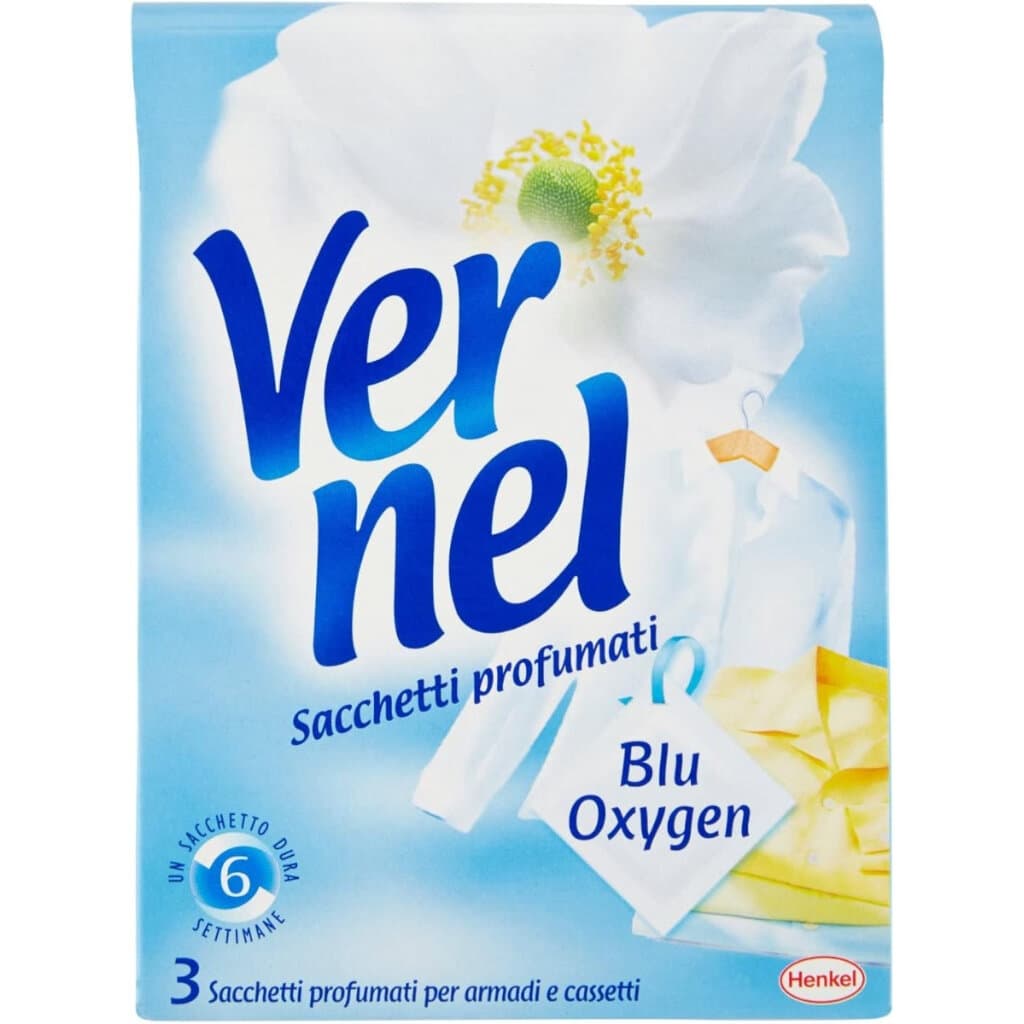 Vernel Парфюмни сашета – Blue Oxygen – Предна част на опаковката.