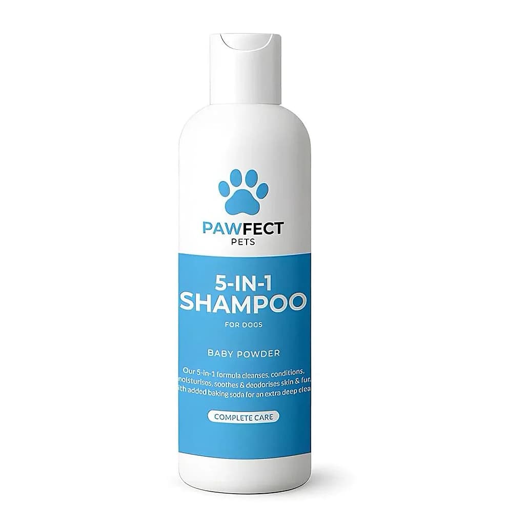PawFect Pets 5-in-1 Dog Shampoo Baby Powder шампоан за кучета 250 мл