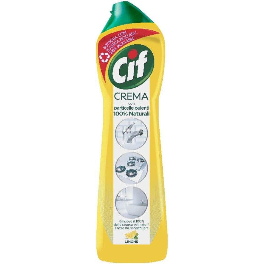 Опаковка на Cif Cream Cleaner Lemon 500ml.