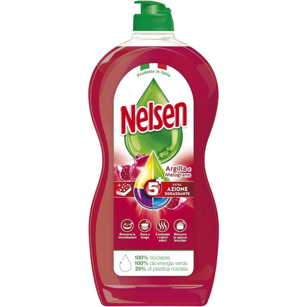 Опаковка на Nelsen Piatti Argilla e Melograno 850ml с основна информация.