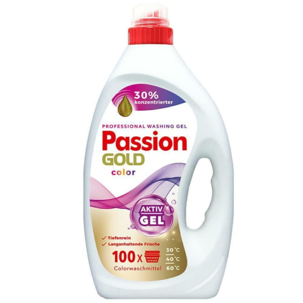 Опаковка на Passion Gold Color Washing Gel 4L.