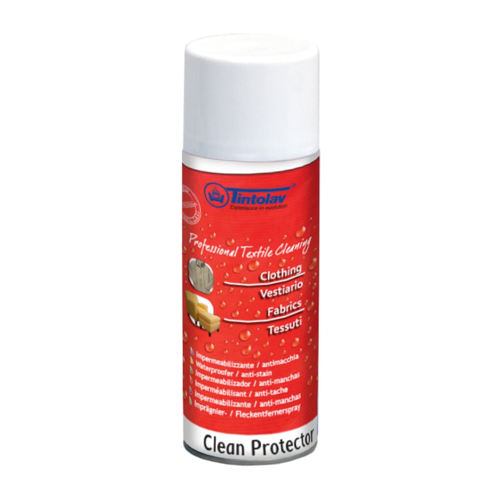 Clean Protector в опаковка, спрей за импрегниране и защита на текстил и кожа.