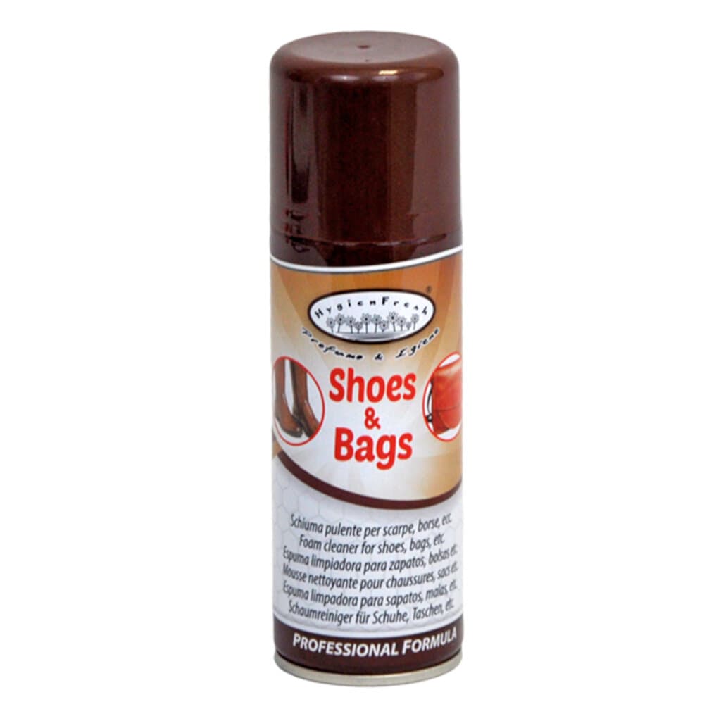 Shoes & Bags Leather Foam Cleaner в опаковка, пяна за почистване и полиране на кожени изделия. 1