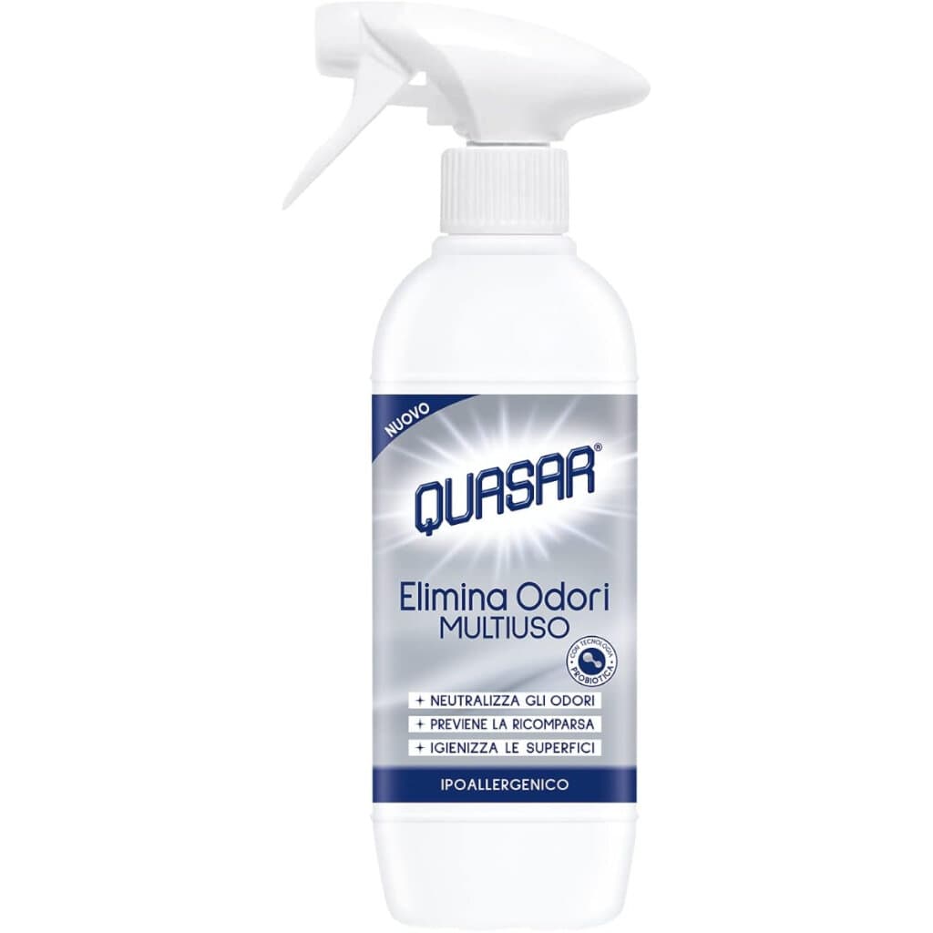 Опаковка на Quasar Elimina Odori Multiuso (500ml) - неутрализатор на миризми