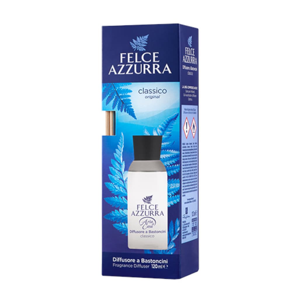 Felce Azzurra Ароматизатор с пръчици "Classico" Преден изглед на опаковката.