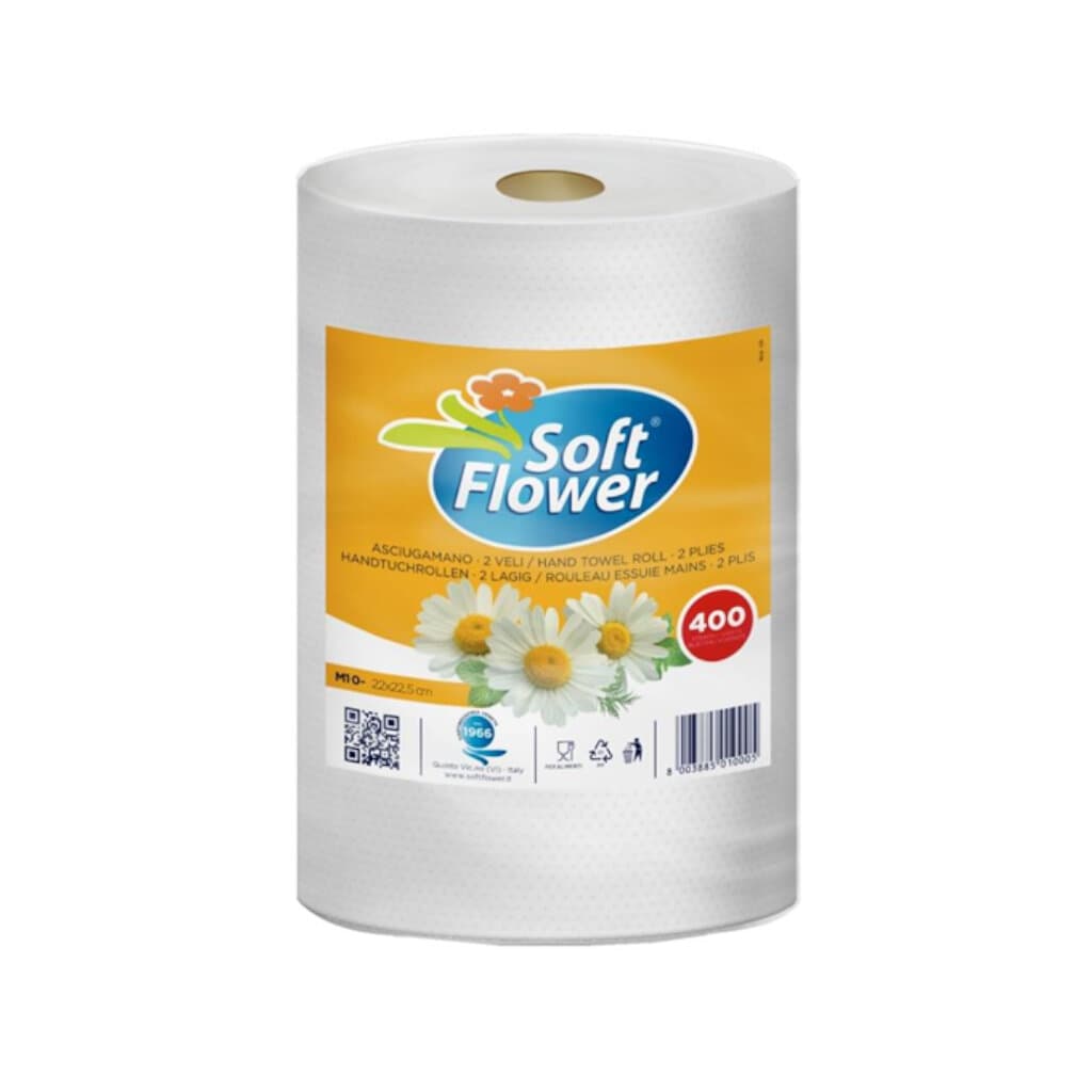 Soft Flower Кухненска Ролка Висококачественa хартия за ефективно почистване и абсорбиране