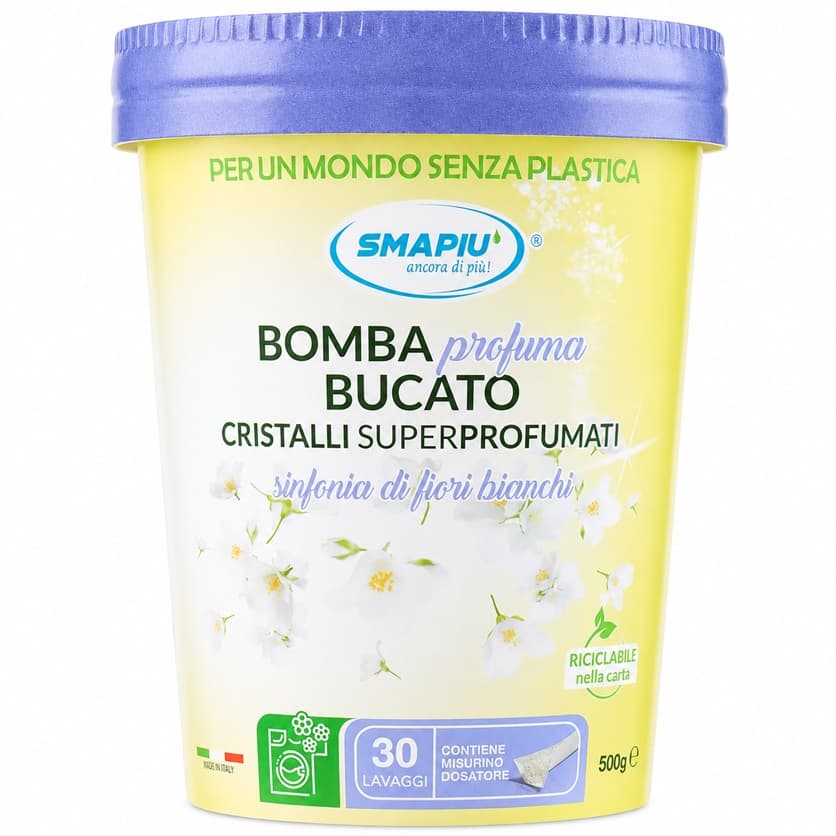 SMAPIÙ Sinfonia di Fiori Bianchi парфюм за пране с чист флорален аромат на бели цветя