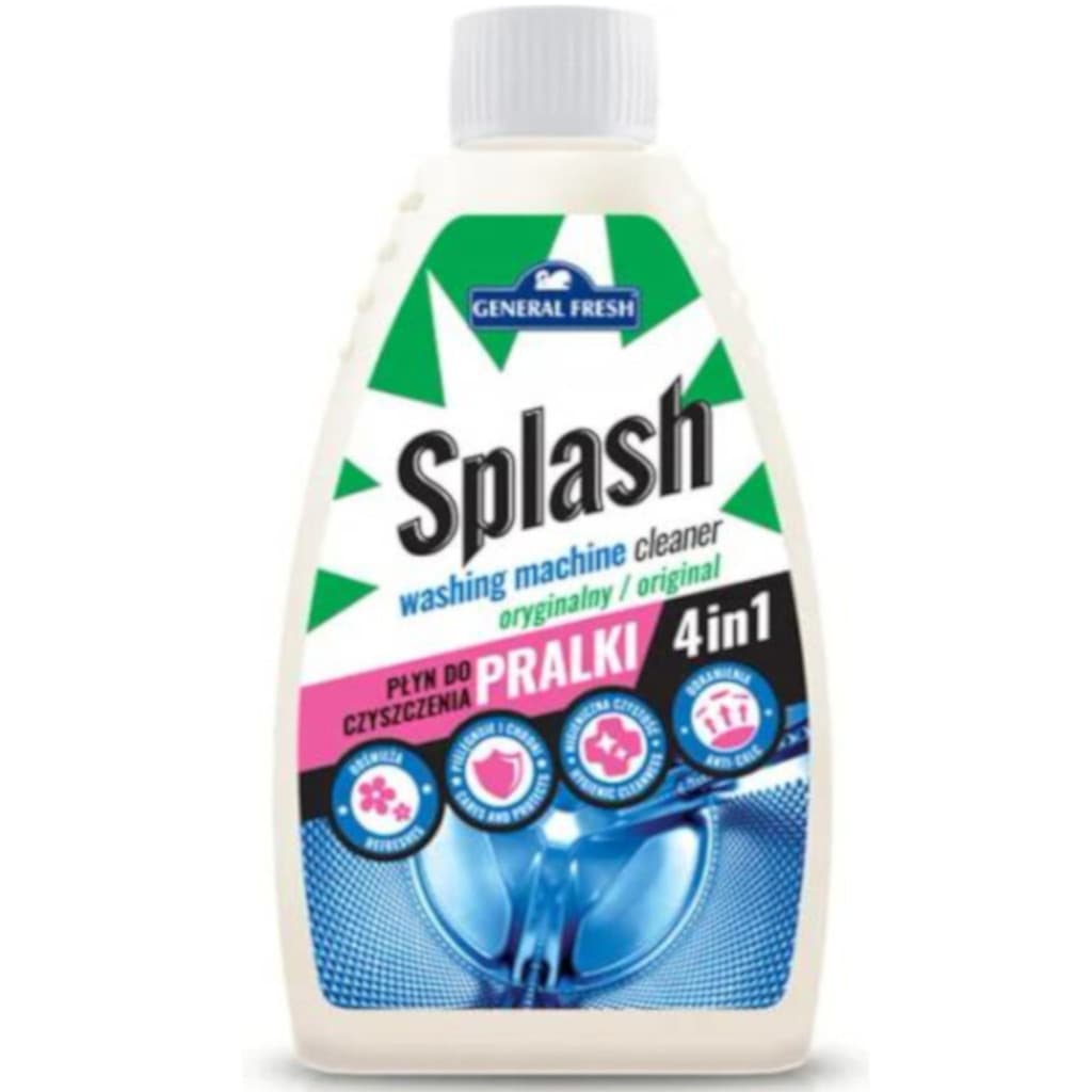 General Fresh Washing Machine Cleaner Splash - предна опаковка с основна информация.