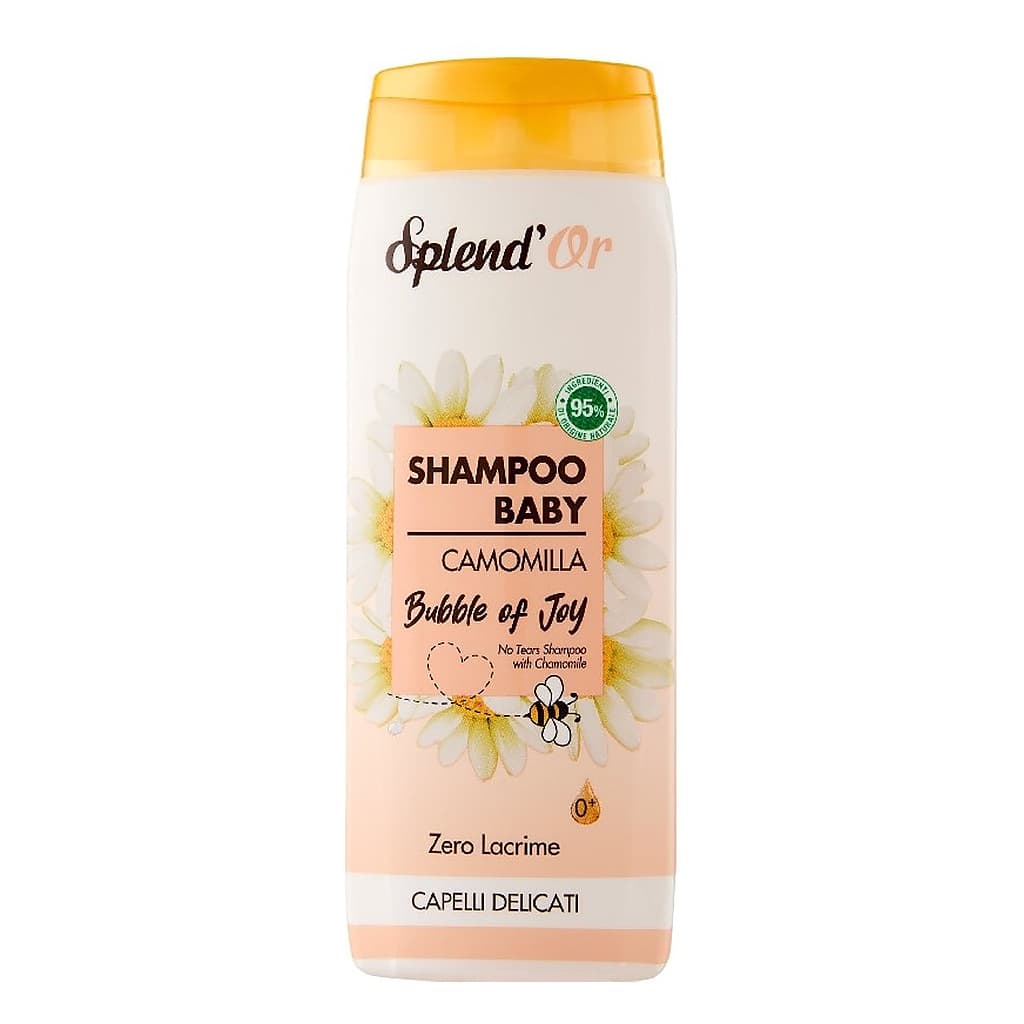Splend’Or Shampoo Baby Camomilla Bubble of Joy бебешки шампоан с лайка без сълзи 750 мл