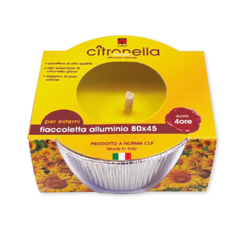 Опаковка на Citronella Candle за защита от комари.