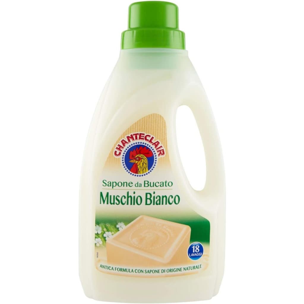 Chanteclair Sapone da Bucato Muschio Bianco в опаковка, показваща предната страна с основна информация.