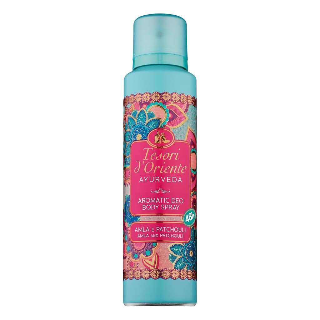 Tesori d’Oriente Ayurveda Deo Body Spray ароматен дезодорант с амла и пачули 48 часа 150 мл