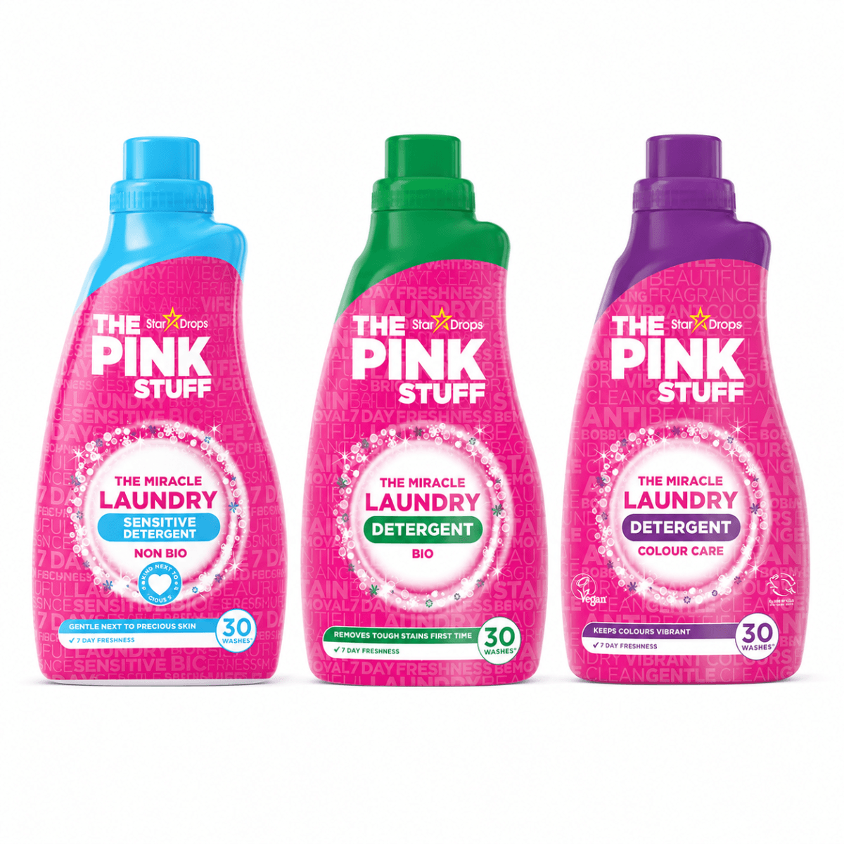 The Pink Stuff Miracle Laundry течни перилни препарати с избор на вариант