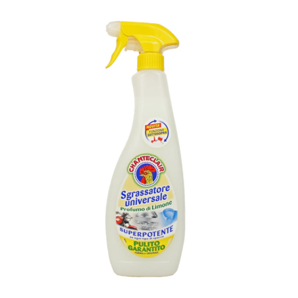 Chanteclair Sgrassatore Universale Limone в опаковка с пулверизатор, показваща предната страна с основна информация.