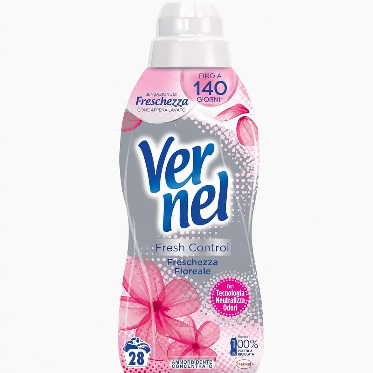Vernel Fresh Control Freschezza Floreale концентриран омекотител 700 мл за 28 пранета с технология Neutralizza Odori